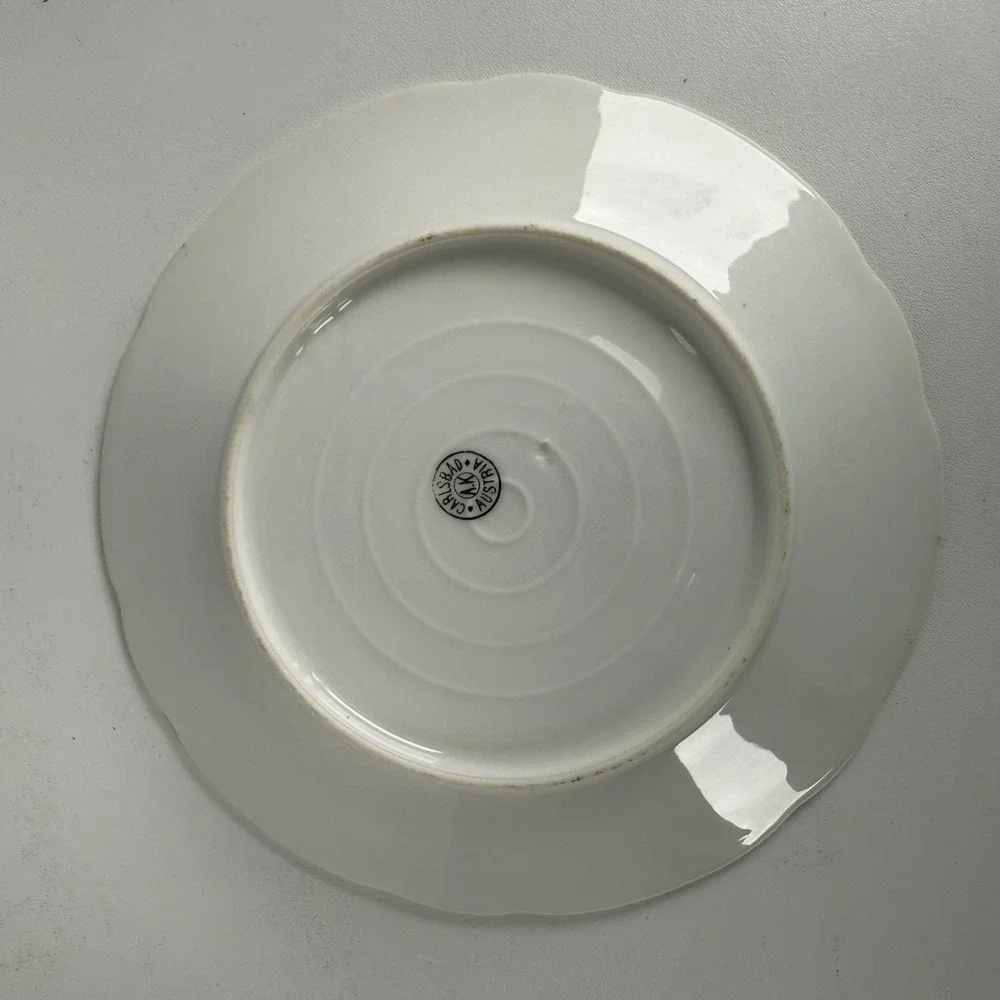 VINTAGE ANTIQUE CARLSBAD AUSTRIA BREAD/SALAD PLATE‎ SET OF 5